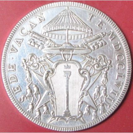 1758 Scudo, Italy. Challenge Coin, Souvenir. REPLICA. 92.
