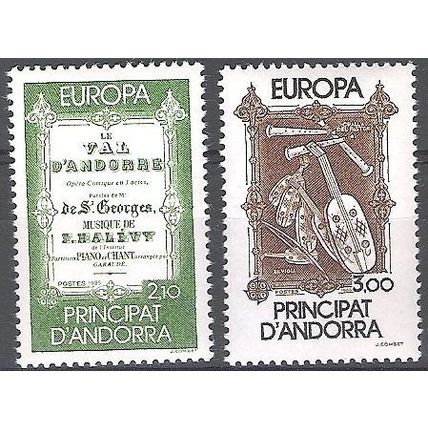 Andorre Français 1985 Michel 360 - 361 Neuf ** Cote (2008) 20.00 € Europa CEPT