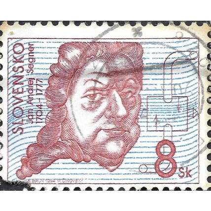 SLOVAKIA, Jan Andrej Segner, brown 1994, 8koruna