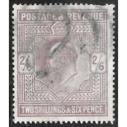 1902 King Edward VII 2/6d purple Used C5