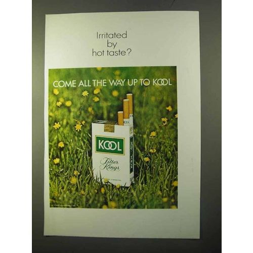 1970 Kool Cigarettes Ad - Irritated by Hot Taste?