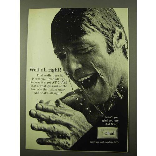 1971 Dial Soap Ad - Well All Right