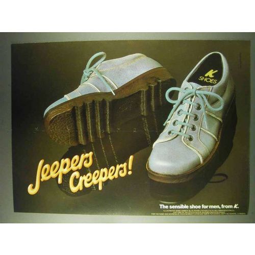 1978 K Windjammer Shoe Ad - Jeepers Creepers!
