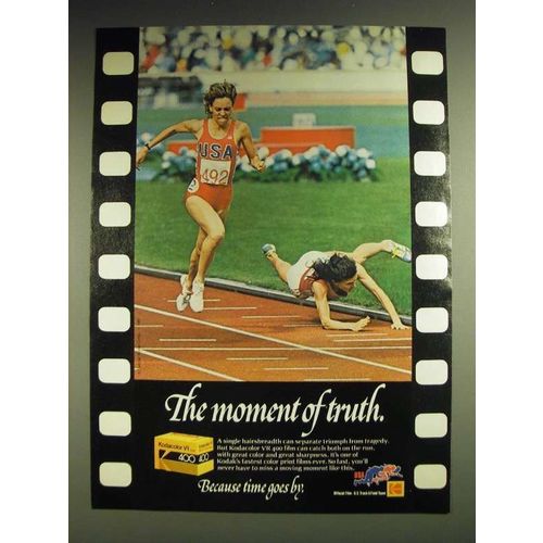1984 Kodak VR 400 Film Ad - The moment of truth
