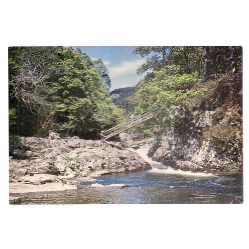 BETWS-Y-COED, MINERS BRIDGE unused postcard J Arthur Dixon Wales 507 =