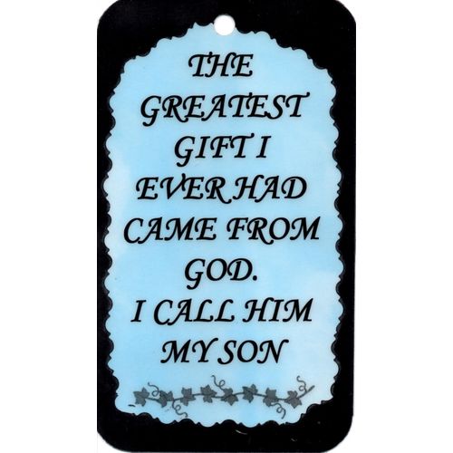 2091 Inspirational Sign Gift From God I Call Him My Son Magnet Family Gift