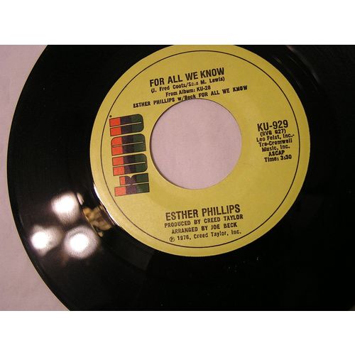 Esther Phillips 45-FOR ALL WE KNOW/FEVER