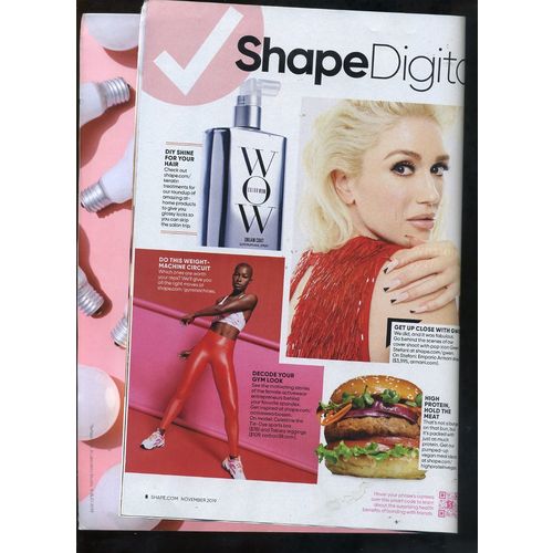 GWEN STEFANI SHAPE magazine 2019 GWEN! Icon knows how to do self-care right VG