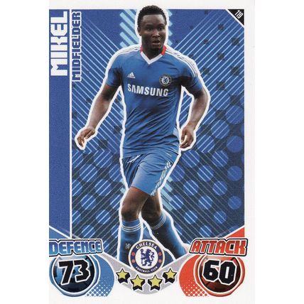 Match Attax 2010/2011 119 Mikel Chelsea