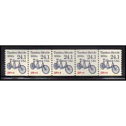 2266 24.1c Tandem Bicycle Very Fine MNH Dry Gum PNC 1/5 X1305
