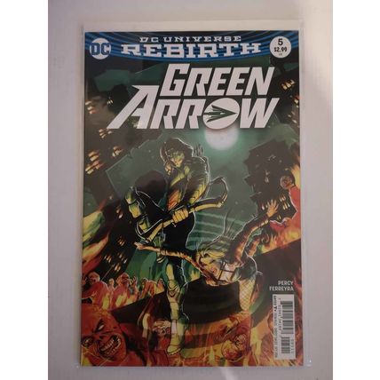 GREEN ARROW #5 - COVER A - 1st PRINT - DC COMICS REBIRTH