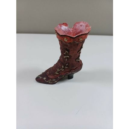 4 inch minature collectable rose high top shoe (14)