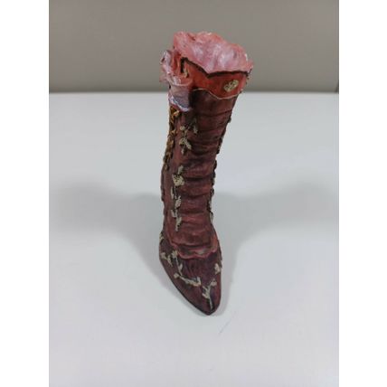 4 inch minature collectable rose high top shoe (14)