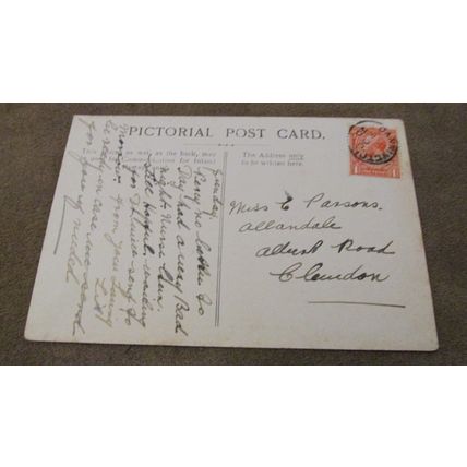 1920 fr Postcard - St Mary's Church, Bridgwater - Somerset