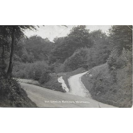 The Devils Kitchen - Wrotham - nr Sevenoaks - Kent - Vintage Postcard
