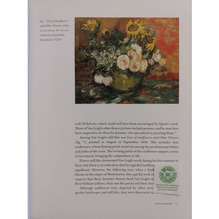 SIGNED FIRST 1st EDITION THE SUNFLOWERS ARE MINE STORY OF VAN GOGH'S MASTERPIECE