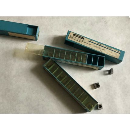 NEW LOT 35 INGERSOLL SNC-33-01 CARBIDE INSERTS, GRADE: 111,TCISNC3301C2,SV
