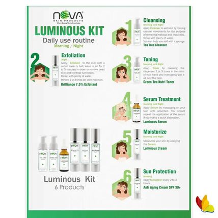 Luminous Kit 6 Products By Nova Skin