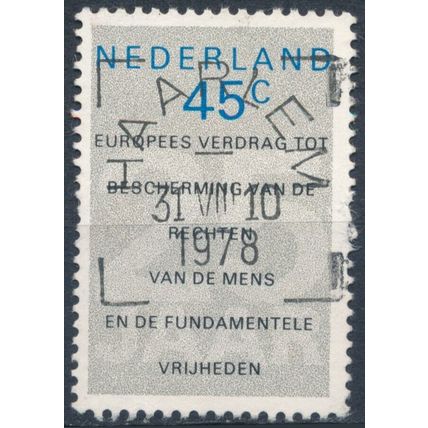 Human Rights Treaty - Netherlands 1978 - F H - MiNr 1119