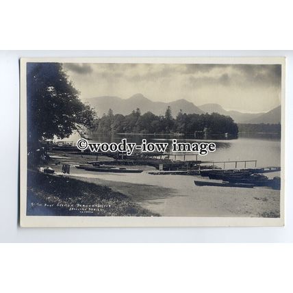 tp9045 - Cumbria - Derwentwater Boat Station & Named Berths, 2,3,& 5. - postcard