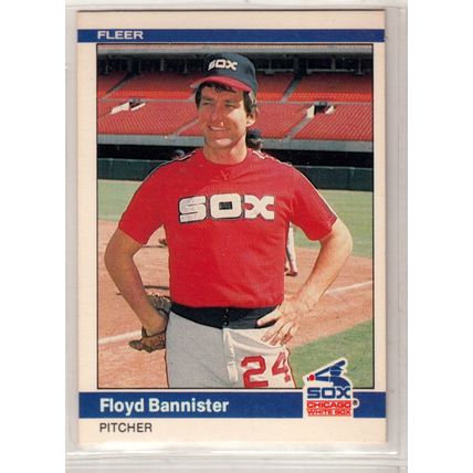 1984 Fleer baseball card #52 Floyd Bannister - White Sox