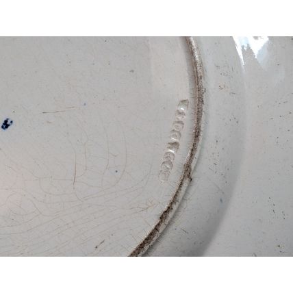 Antique china WEDGWOOD PLATE Victorian 1800s English marks 1862 very old