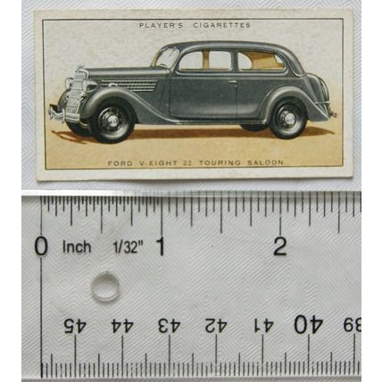 1936 Players Motor Cars No. 18 Ford V-eight 22 Touring Saloon