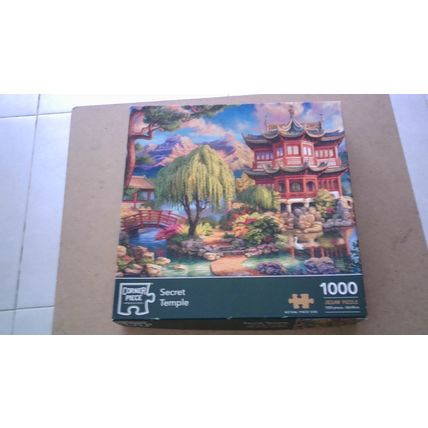 SECRET TEMPLE Jigsaw Puzzle (1000 Piece) Corner Piece Puzzles