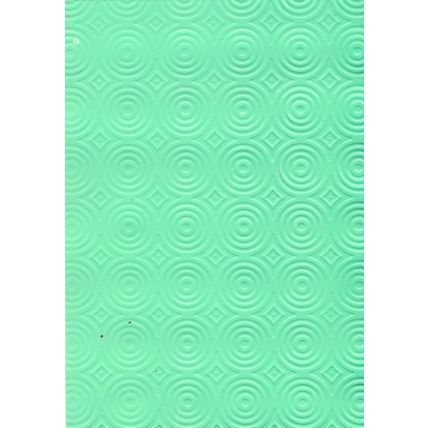 5"x7" Embossed Card. 10 Sheets. Circles (39). Cardmaking Scrapbooking Crafts