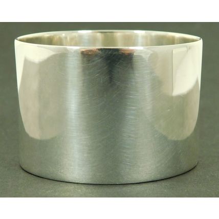 Antique Edwardian Solid Silver Napkin Serviette Ring 1909 By William Hutton