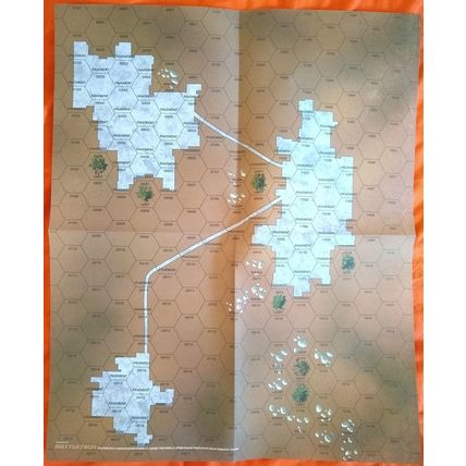 Two Unused Classic BattleTech Paper Maps CBT City Ruins & CityTech