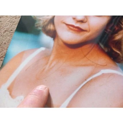 Vintage Meg Ryan Glossy Print Photo Signed Picture but Very Faint