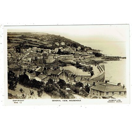 Cornwall postcard General view Mousehole