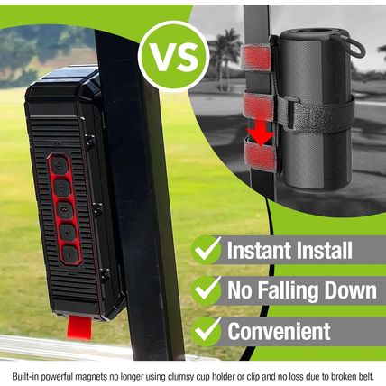 Pro Portable Magnetic Bluetooth Golf Speaker Wireless Waterproof Ipx6/Shockproof