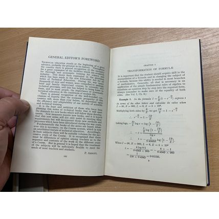 1950 "EXAMPLES IN PRACTICAL MATHEMATICS FOR NATIONAL CERTIFICATE" HB BOOK (P3)