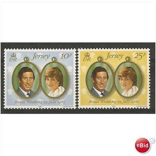 1981 Royal Wedding set of 2.Unmounted Mint.