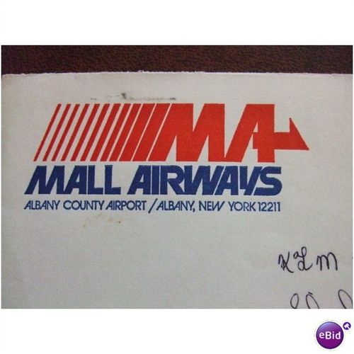 USA 1976 Air Mall Airways Albany County Airways Cover KLM