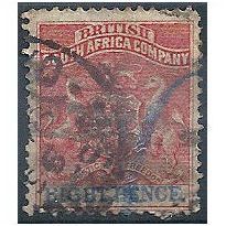 Rhodesia 1892 SG23 8d Rose-Lake & Ultramarine Good+ Used .