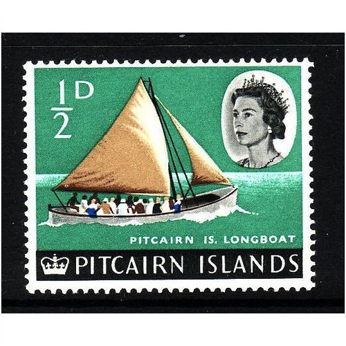 PITCAIRN IS 1964 SG36 1/2d LONGBOAT U/M MINT