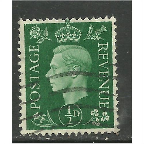 GB 1937 KGV1 1/2d Green Wmk 127 SG 462.(H432)
