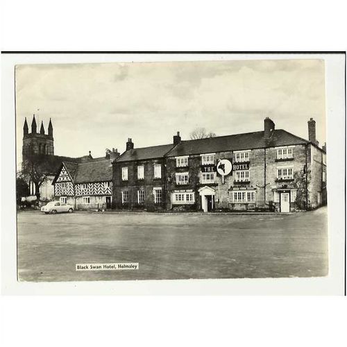 Yorkshire HELMSLEY Black Swan Hotel Postcard by Trust Houses