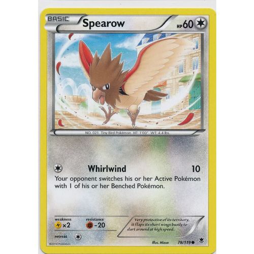 Pokemon XY Phantom Forces - #78/119 - Spearow
