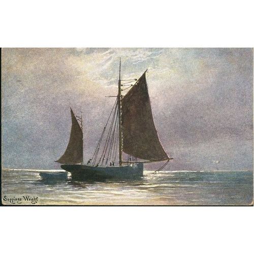 Vintage PC - Seppings Wright - Sea Scene No.5084 - S. Hildesheimer & Co Ltd