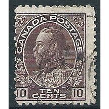 Canada 1912 SG210c Brown Purple Fine Used ... .