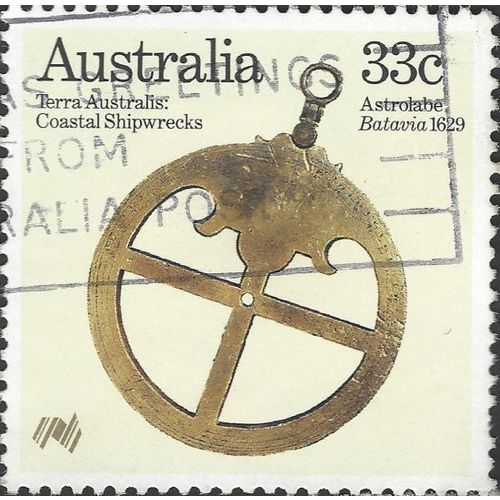 AUSTRALIA, Astrolabe, yellow 1985, 33c, #3