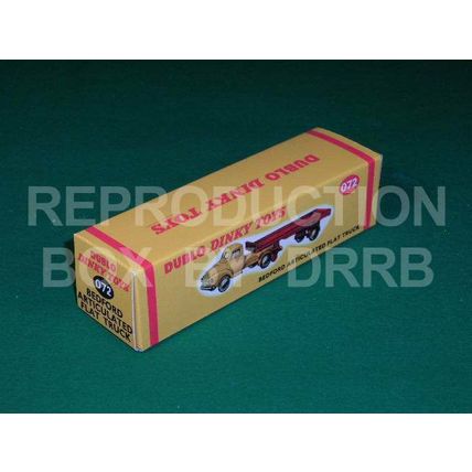 Dinky # 072 Dublo Dinky Bedford Articulated Lorry - Reproduction Box by DRRB