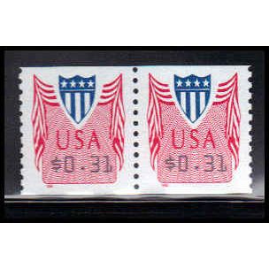 CVP33 31c Shield Very Fine MNH Pair PA5047