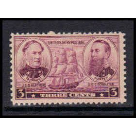 792 3c Farragut-Porter Fine MNH K2416