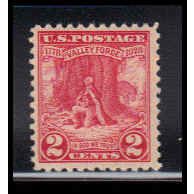 645 2c Valley Forge Fine MNH O1101