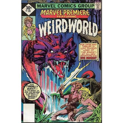 Marvel Premiere #38 (1977) *Bronze Age / Marvel Comics / WeirdWorld / Whitman*